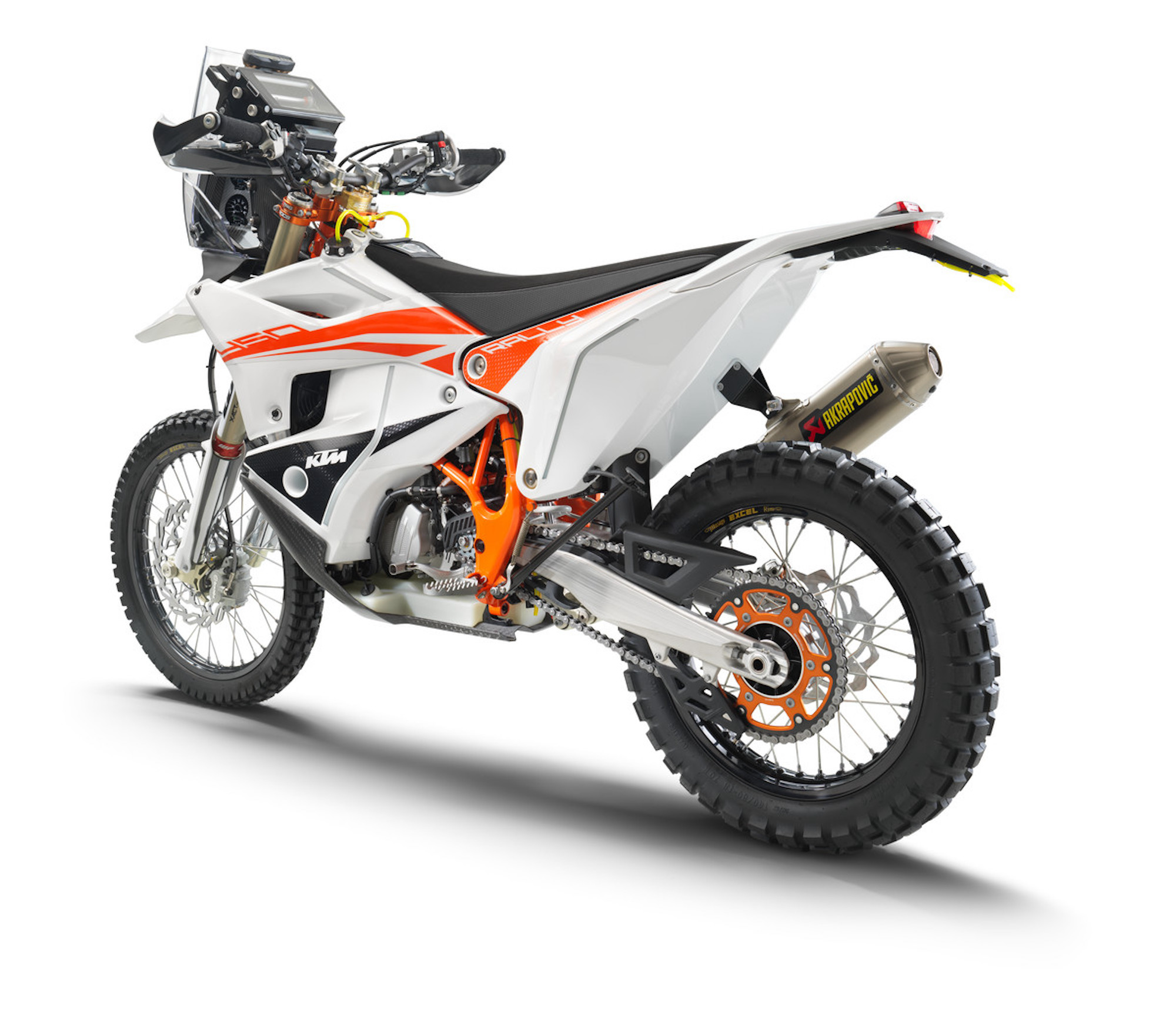 KTM's 2023 iteration of their 450 Rally Replica. Media sourced from KTM's press release.