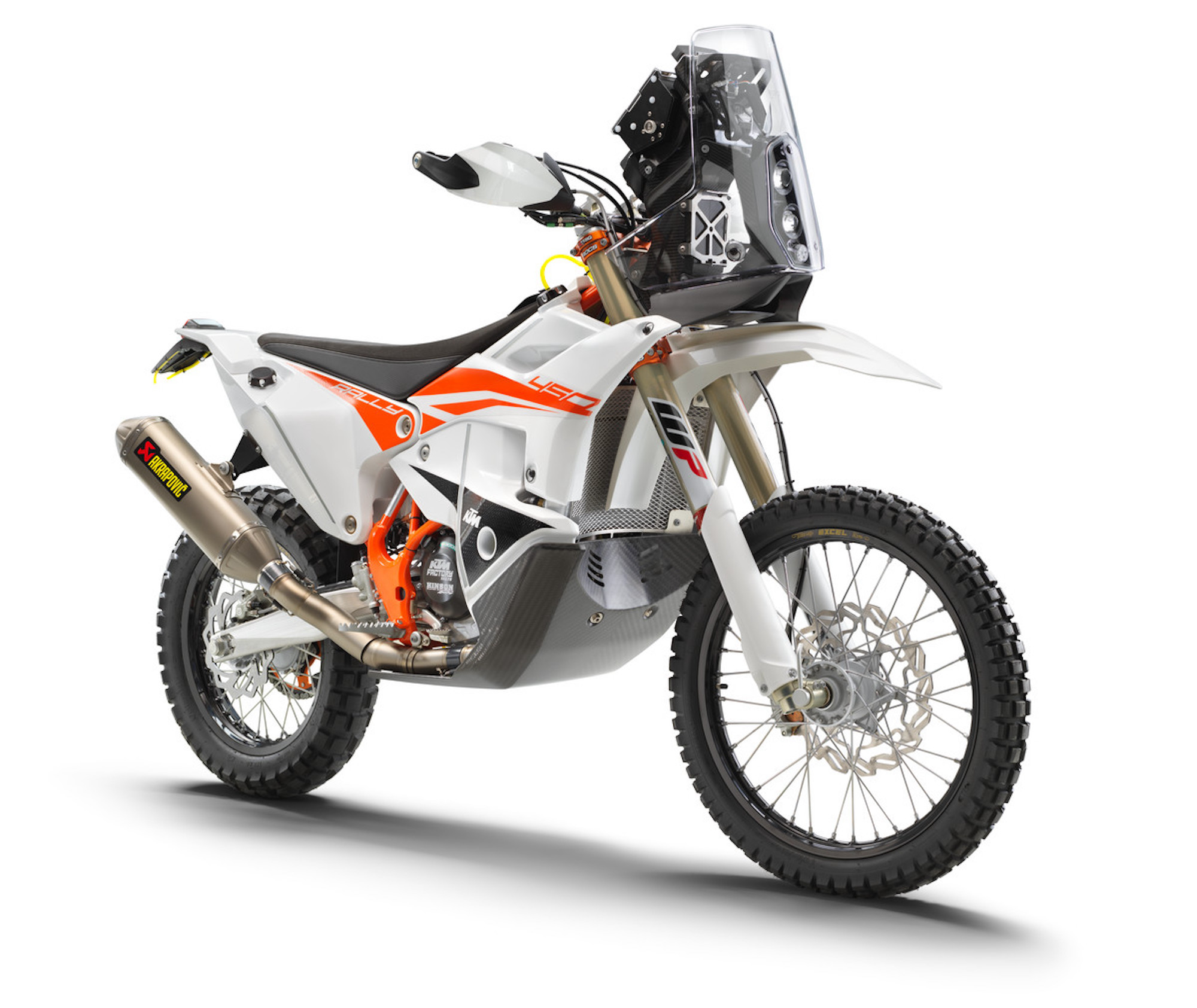 KTM's 2023 iteration of their 450 Rally Replica. Media sourced from KTM's press release.