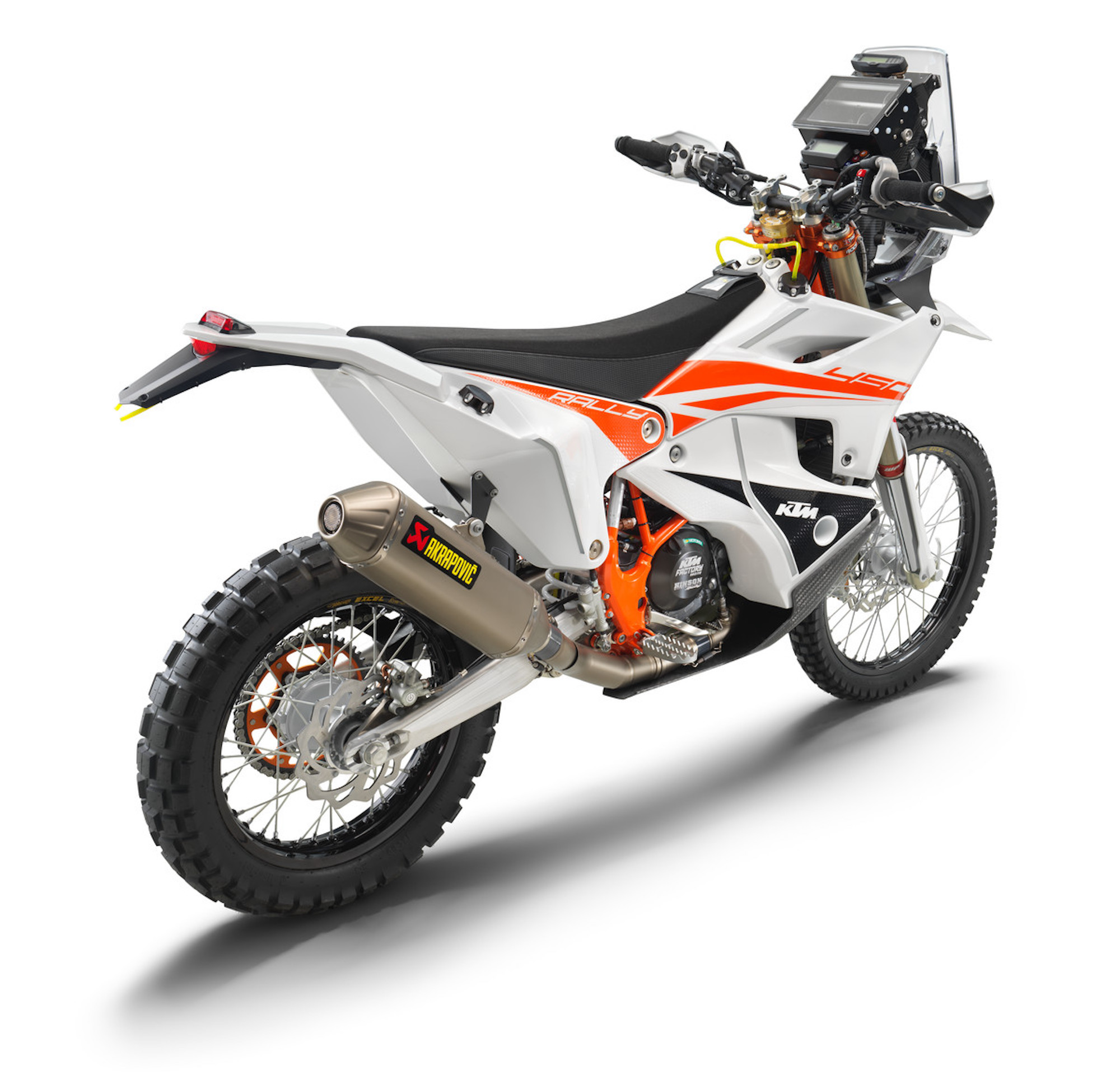 KTM's 2023 iteration of their 450 Rally Replica. Media sourced from KTM's press release.