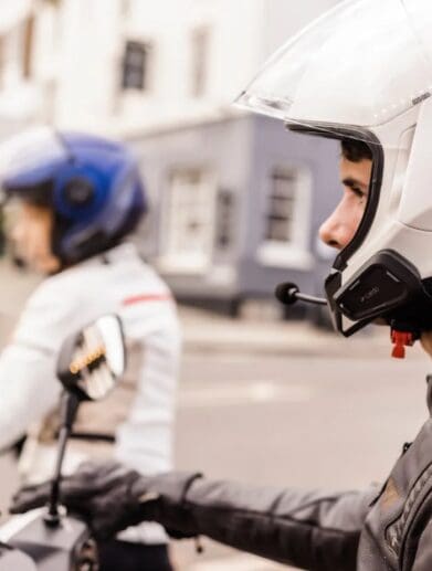 Riders featuring Cardo comm units on their ride. Photo courtesy of Canada Moto Guide.