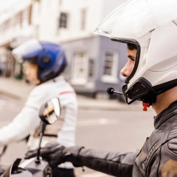 Riders featuring Cardo comm units on their ride. Photo courtesy of Canada Moto Guide.