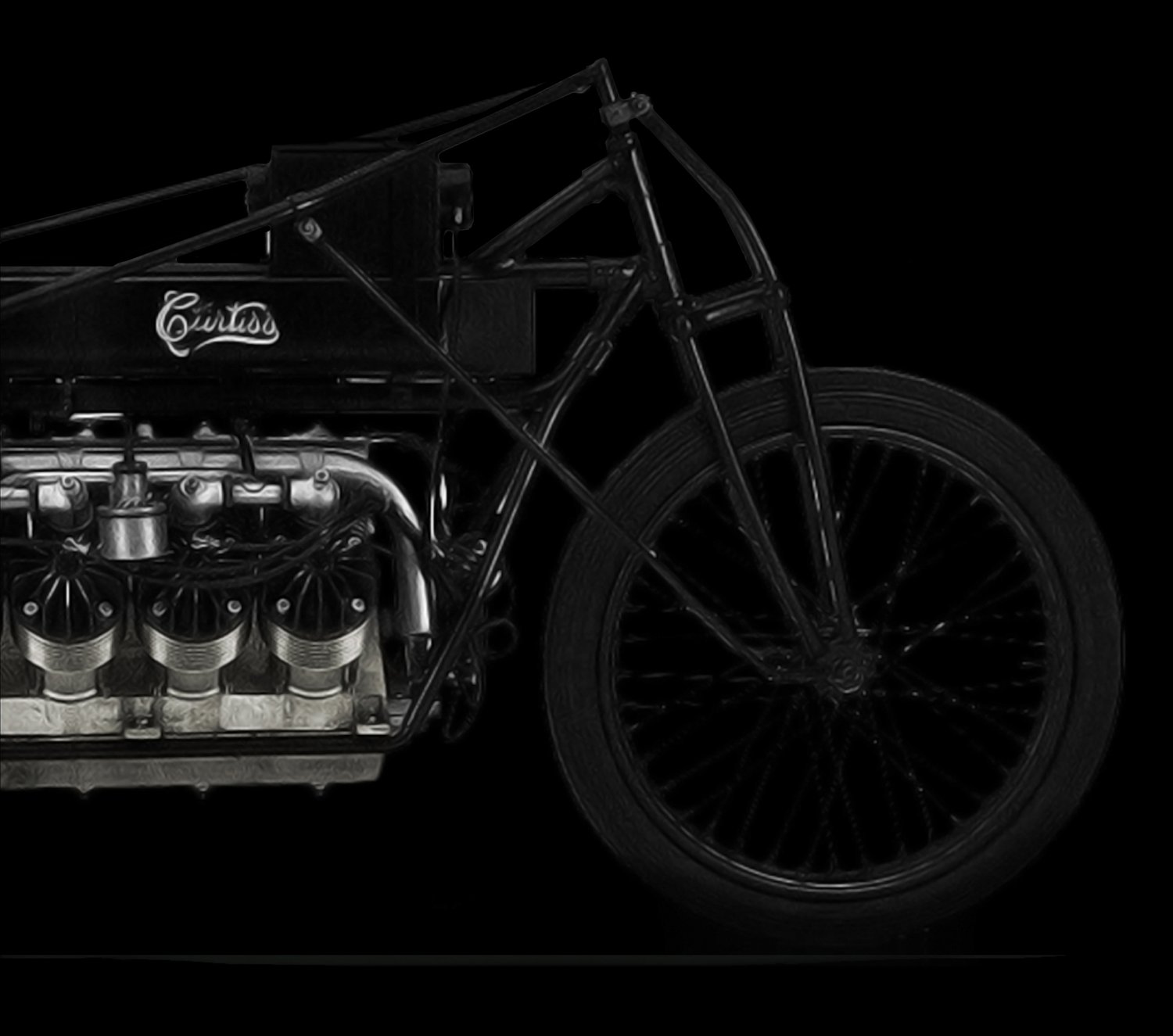 The Curtiss 1, on which a documentary has been created celebrating the beauty of the bike and the legacy of the brand. Photo courtesy of Curtiss' website.