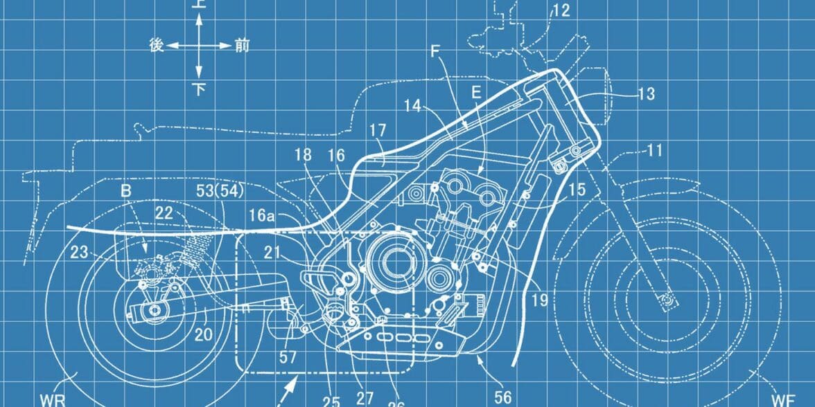 Patents for Honda's newer CL range. Photo courtesy of Cycleworld.