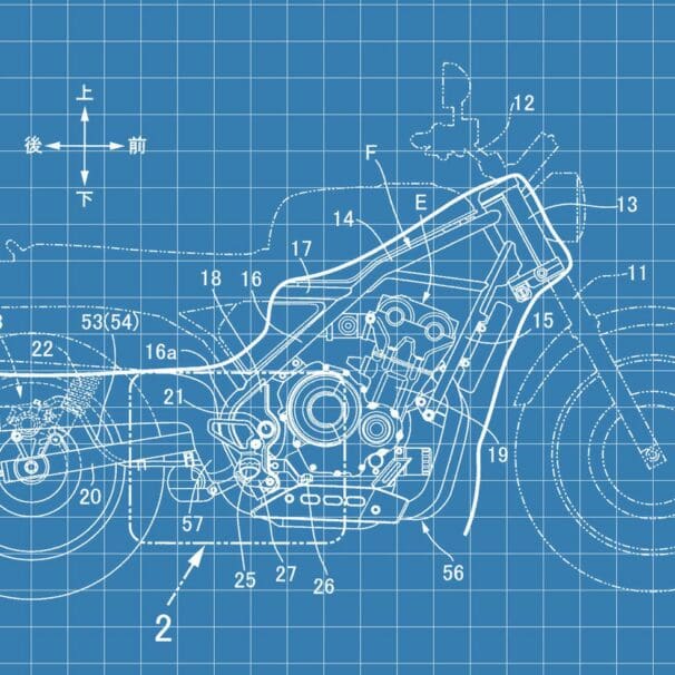Patents for Honda's newer CL range. Photo courtesy of Cycleworld.