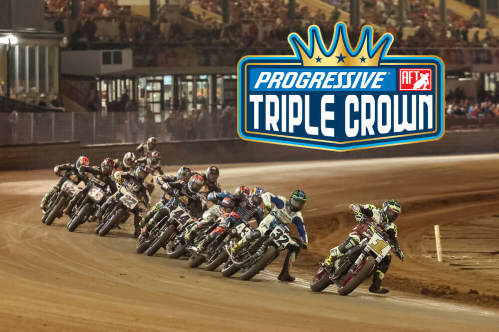 A view of AFT racers in the bid for the proverbial crown. Photo courtesy of Cycle News.