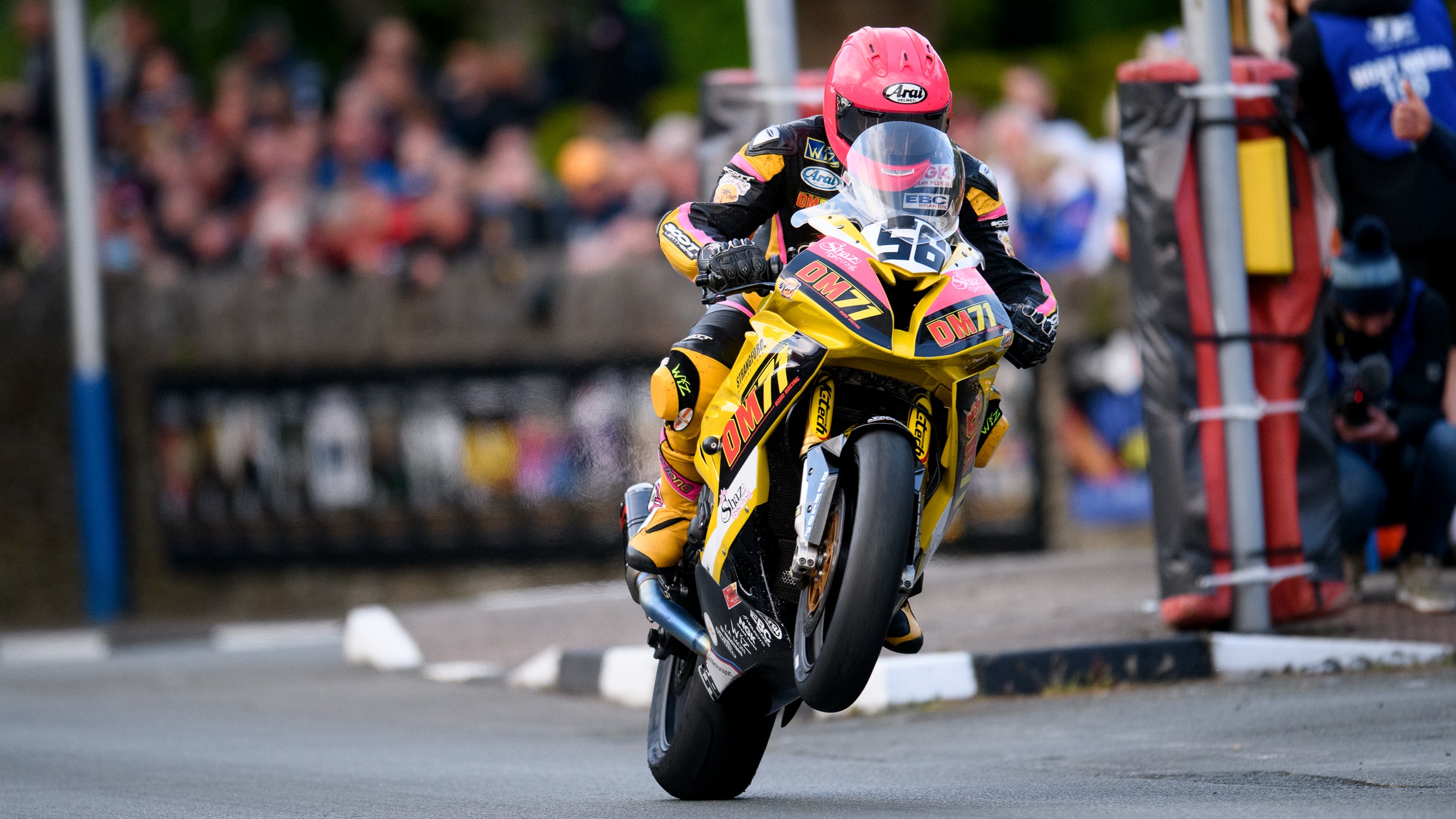 Davy Morgan, who recently succumbed to an accident at this year's iteration of the Isle of Man TT. Photo courtesy of ITV.