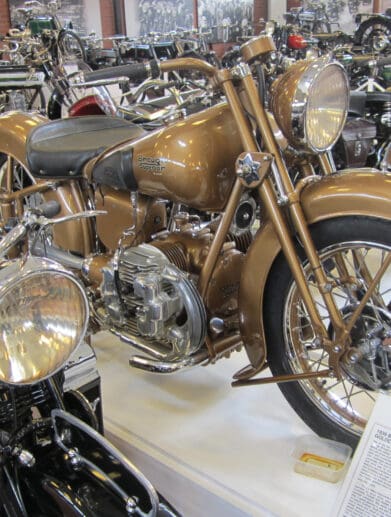 A view of the UK's National Motorcycle Museum. Photo courtesy of John's Motorcycle News.