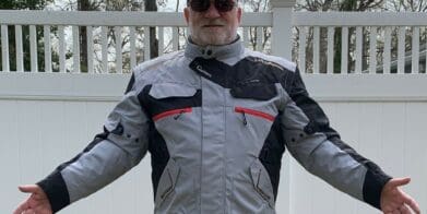 Front view of the Gryphon Moto Frontier Jacket