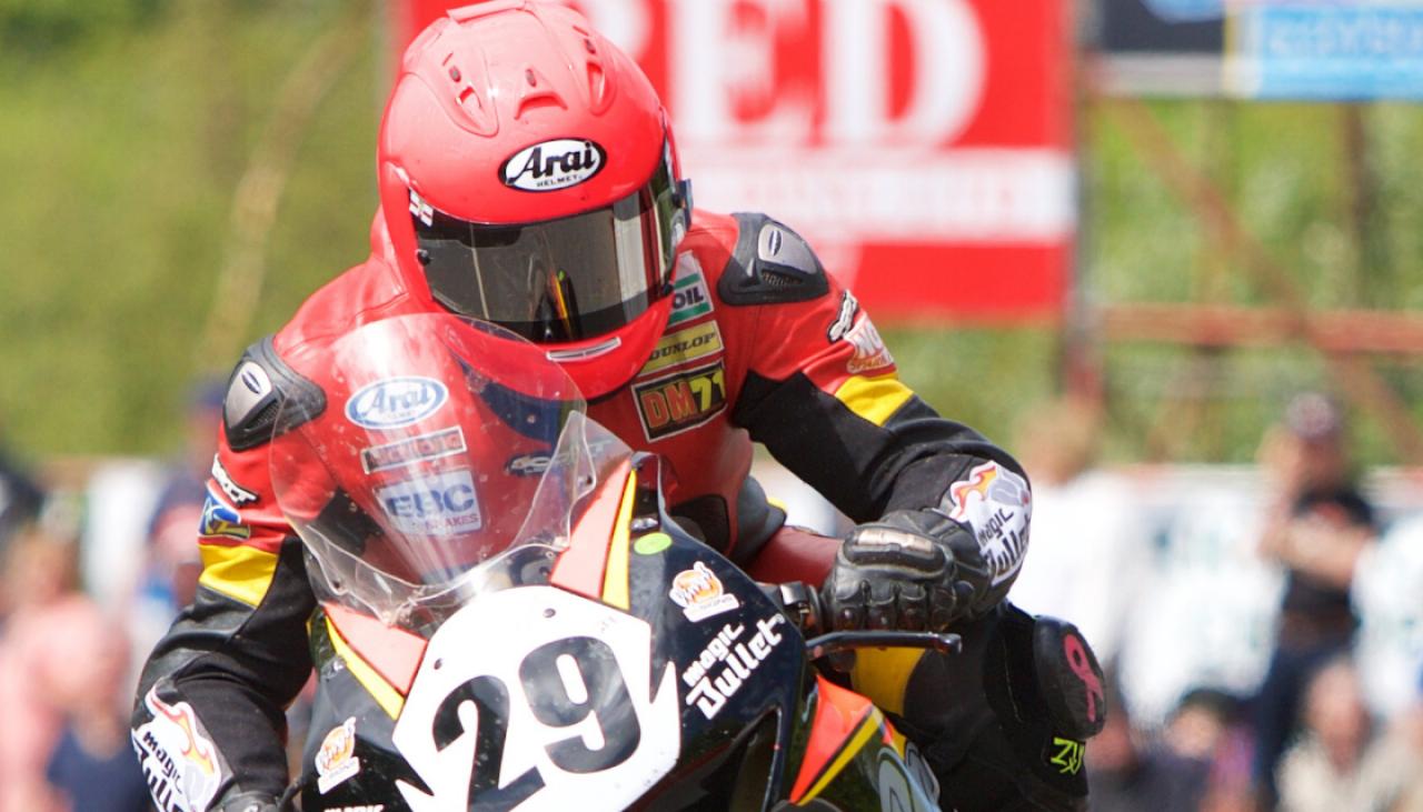 Davy Morgan, who recently succumbed to an accident at this year's iteration of the Isle of Man TT. Photo courtesy of Newshub.