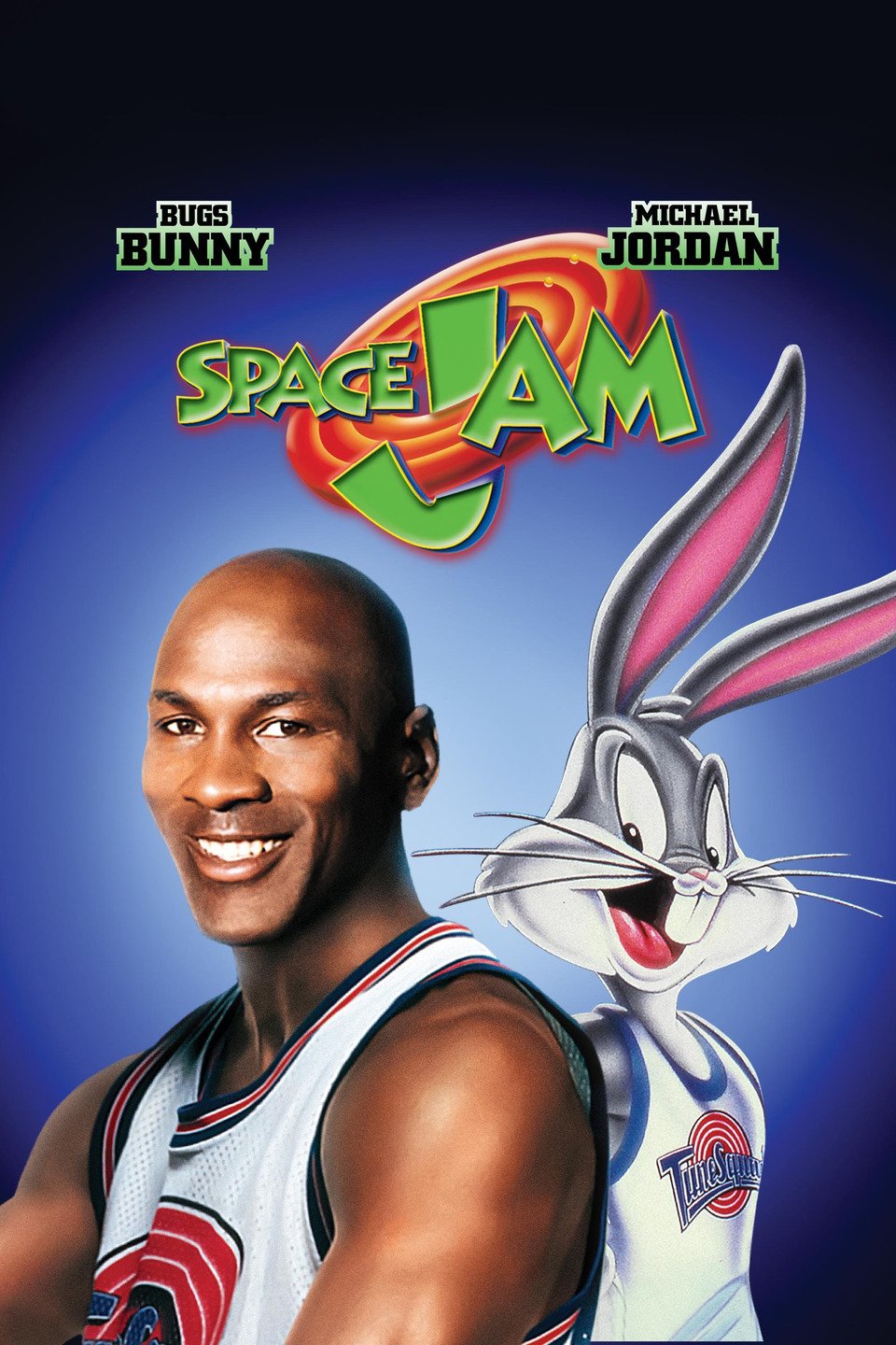 A view of the Space Jam flick cover