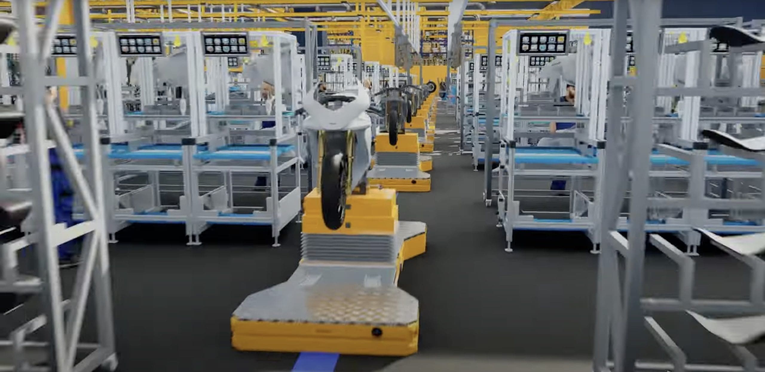 A mock view of the Damon Motorcycle Production Plant. Media sourced from Youtube.