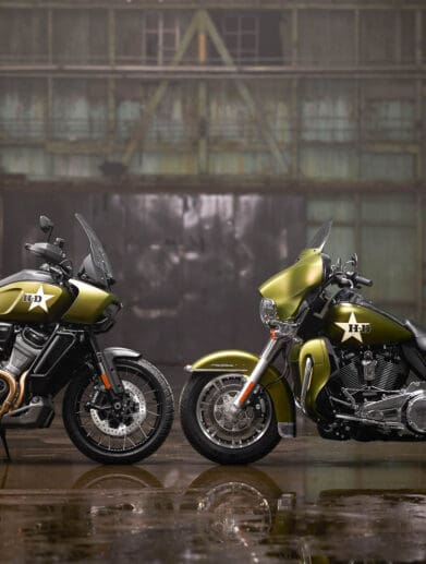 Harley-Davidson's Enthusiast Collection, featuring units inspired to honour vets. Media sourced from Ultimate Motorcycling.