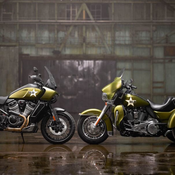 Harley-Davidson's Enthusiast Collection, featuring units inspired to honour vets. Media sourced from Ultimate Motorcycling.