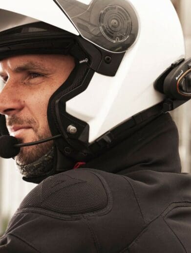 A Midland motorcycle comm unit. Photo courtesy of Midland.