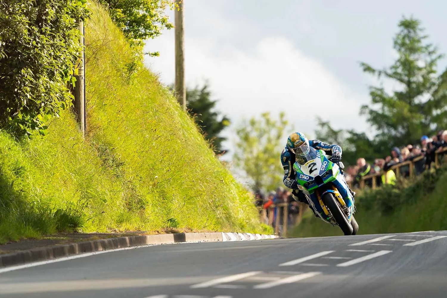 A view of the motorcycles attending the Isle of Man TT. Photo courtesy of MCN.