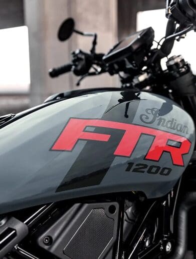 Indian's new Limited Edition FTR Stealth Gray Roadster. Photo courtesy of MCN.