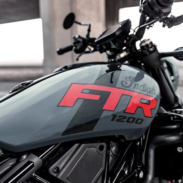 Indian's new Limited Edition FTR Stealth Gray Roadster. Photo courtesy of MCN.