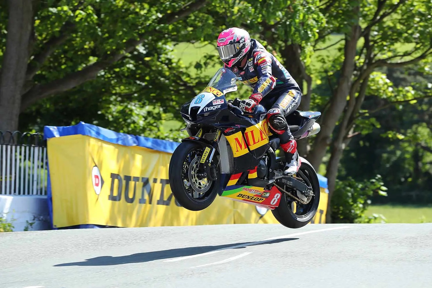 A view of the motorcycles attending the Isle of Man TT. Photo courtesy of MCN.