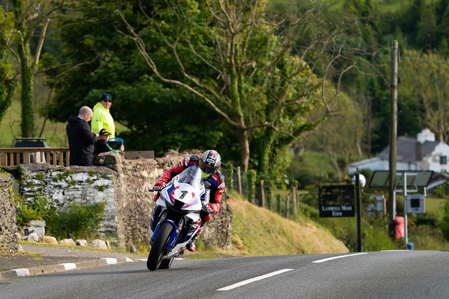 A view of the motorcycles attending the Isle of Man TT. Photo courtesy of MCN.