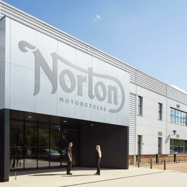 Norton Motorcycles' headquarters. Photo courtesy of Yahoo.