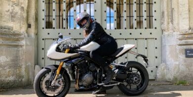 BikerKaz on the Triumph Speed Triple RR