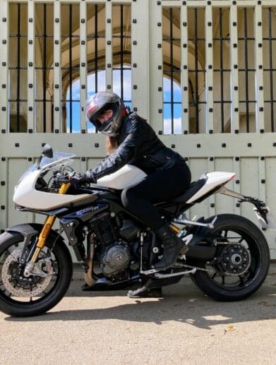 BikerKaz on the Triumph Speed Triple RR