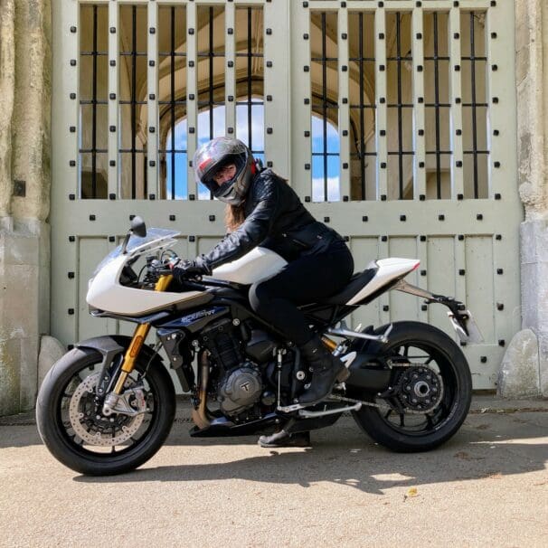 BikerKaz on the Triumph Speed Triple RR