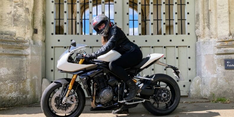 BikerKaz on the Triumph Speed Triple RR