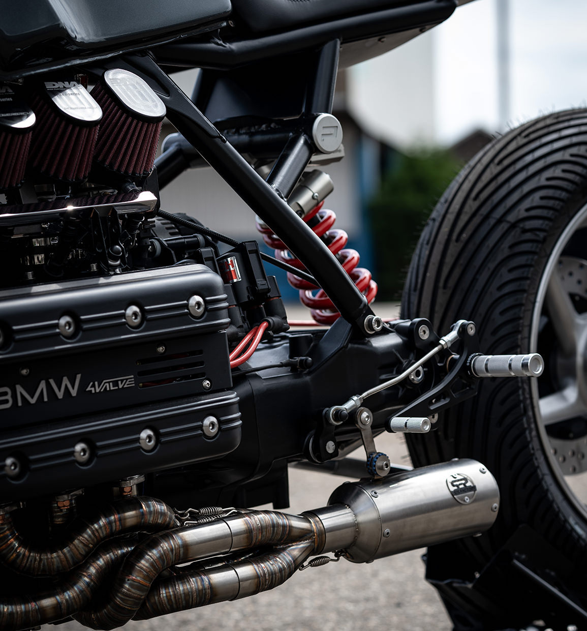 A BMW K1100 RS Turned Cafe Racer Courtesy of the Team at The Powerbrick. Media sourced from BikeEXIF.