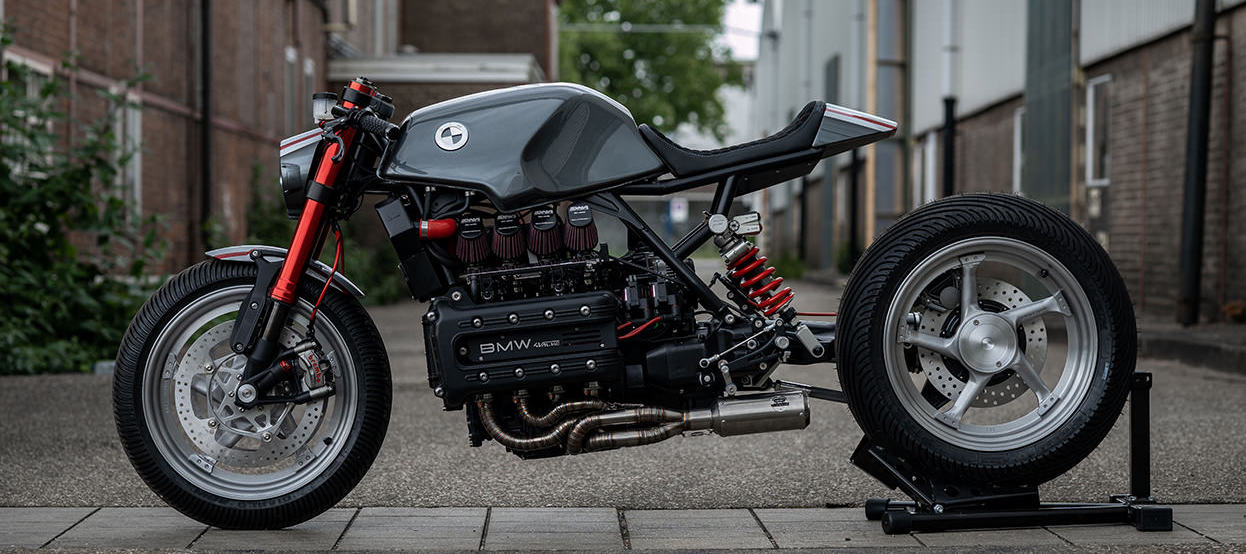 A BMW K1100 RS Turned Cafe Racer Courtesy of the Team at The Powerbrick. Media sourced from BikeEXIF.