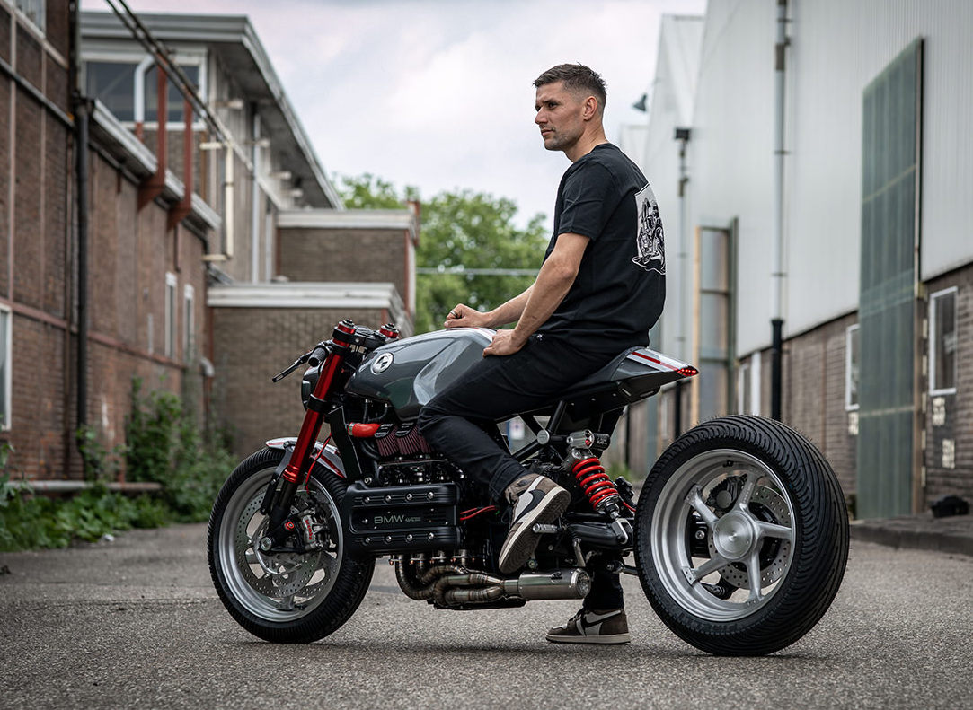 A BMW K1100 RS Turned Cafe Racer Courtesy of the Team at The Powerbrick. Media sourced from BikeEXIF.