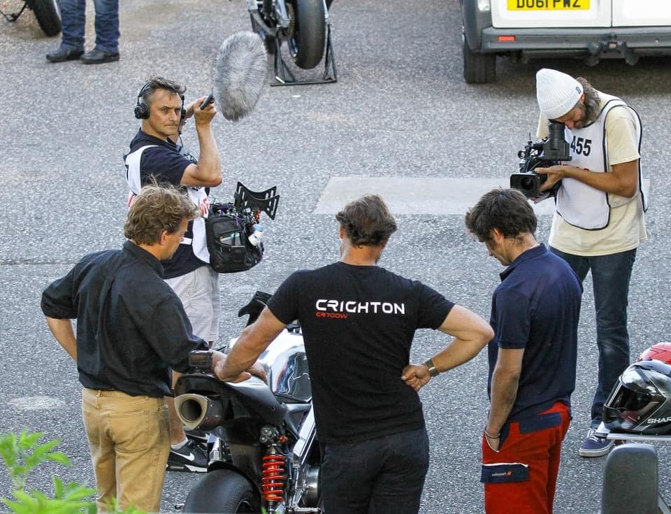 Guy Martin in the bid to break a 200mph speed record with a Crighton 700w. Media sourced from Crighton Motorcycle's Facebook Page.