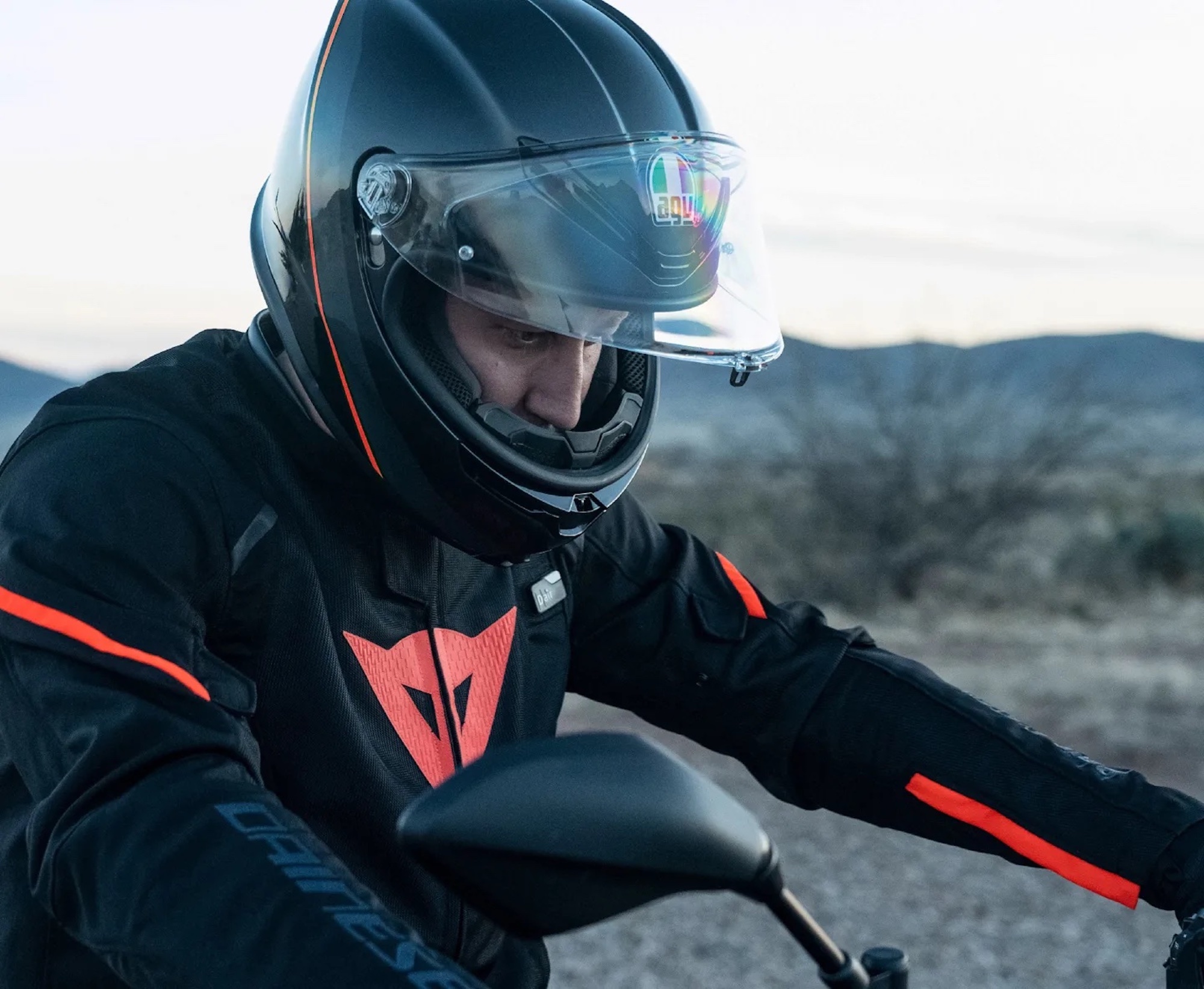 Dainese's Smart Jacket LS Sport with D-air®. Media sourced from Dainese.