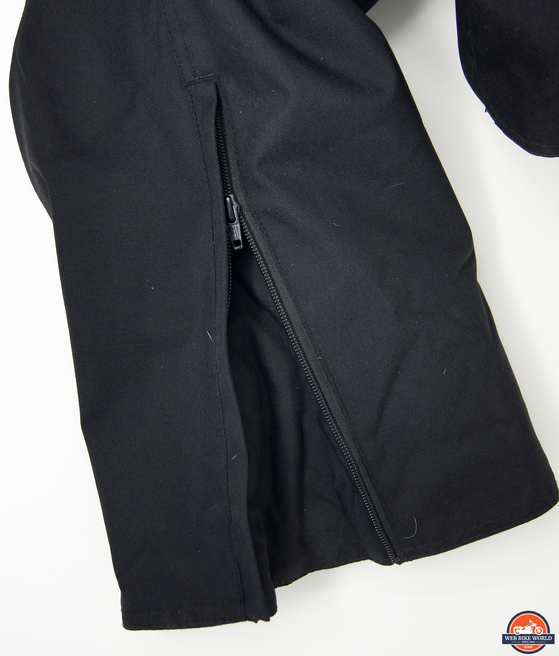 Zippered cuffs on Gryphon Moto Copper Canyon Pants