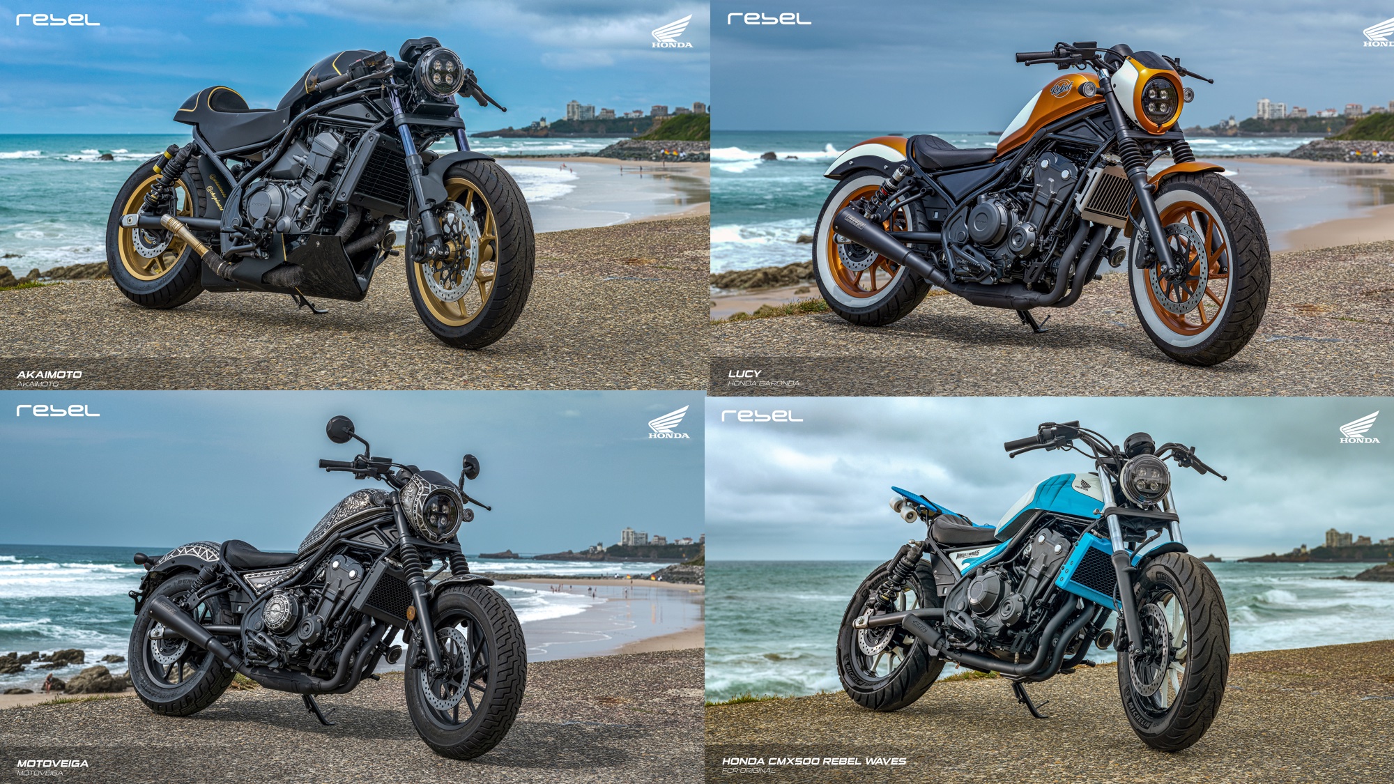 Europe's Best Customized Honda Rebel Competition. Media sourced from Honda Customs EU.