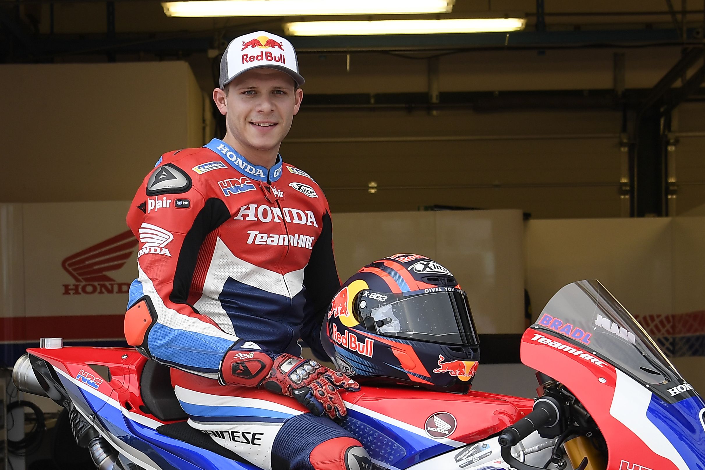 Stefan Bradl, test rider for Honda. Media sourced from LCR Honda.