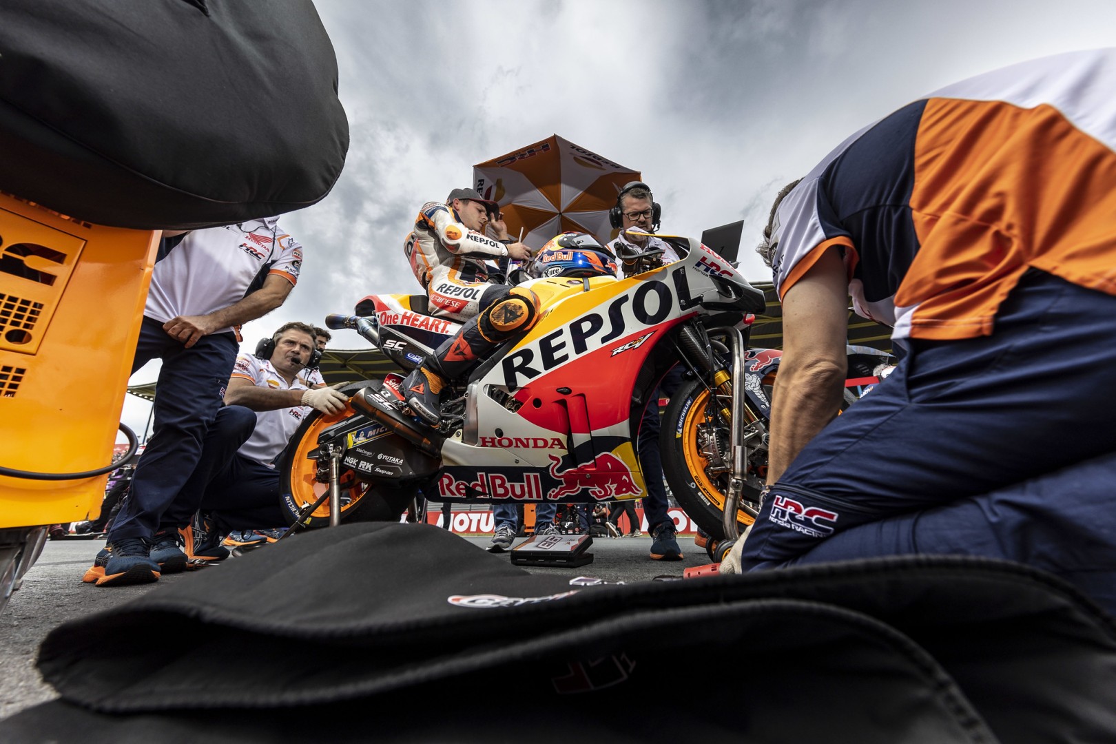 Stefan Bradl, test rider for Honda. Media sourced from MotorcycleSports.