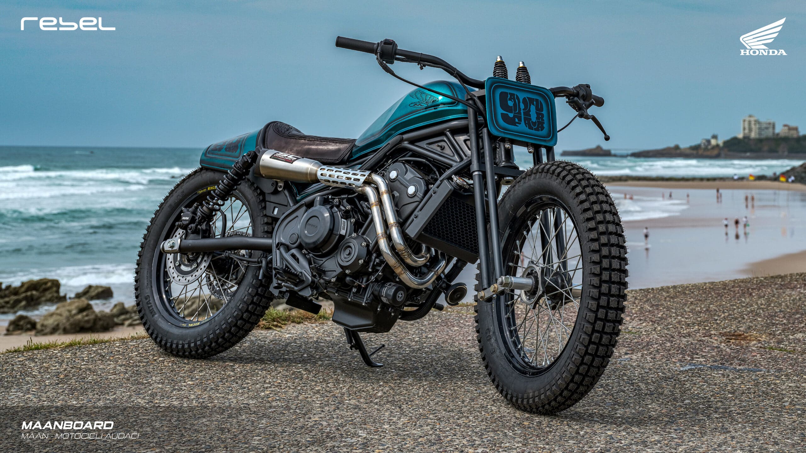 The customized Honda Rebels that are a part of Europe's Best Customized Honda Rebel Competition