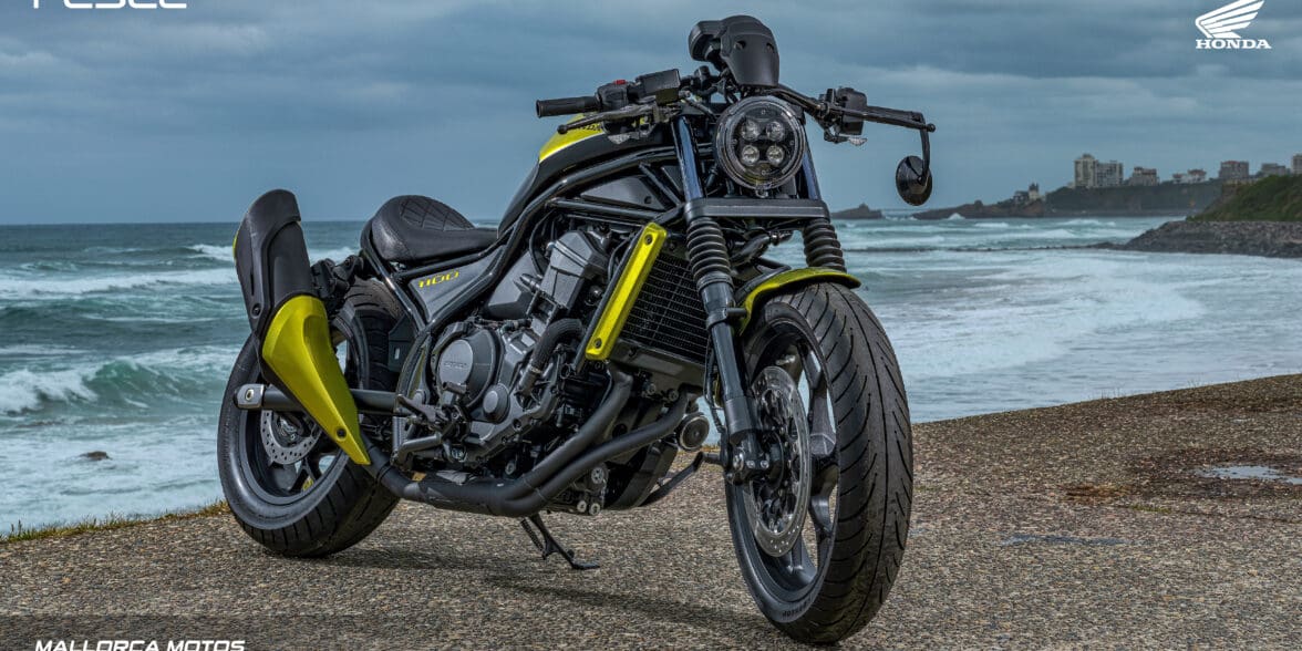 Customized honda rebel 500 deals