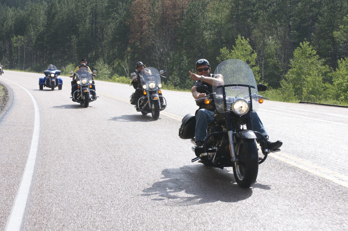 Riders enjoying the benefits of the Sturgis Rally. Media sourced from the Sturgis Rally website.