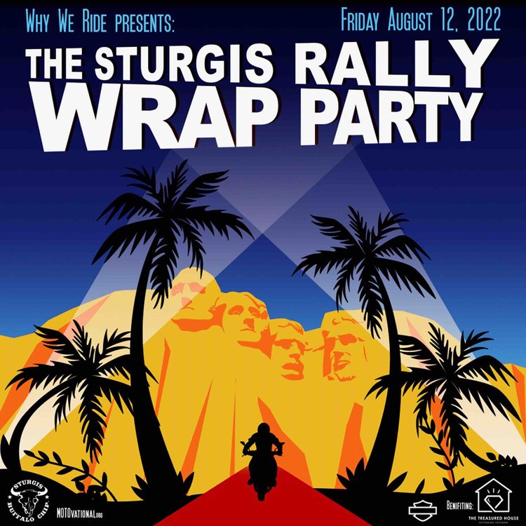 The Sturgis Rally Wrap Party advertisement/poster. Media sourced from the relevant press release.