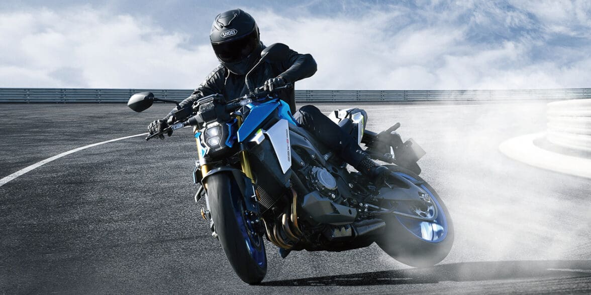 The GSX-S1000 launched in 2015 as a new model developed to bring the fun of sport riding to riders on the street. Media sourced from Suzuki.