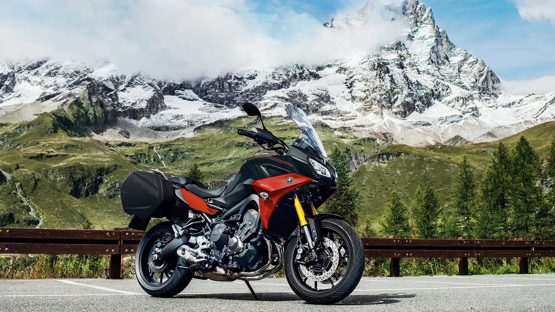 Yamaha's Tracer 900 GT.  Media sourced from Top Speed. 