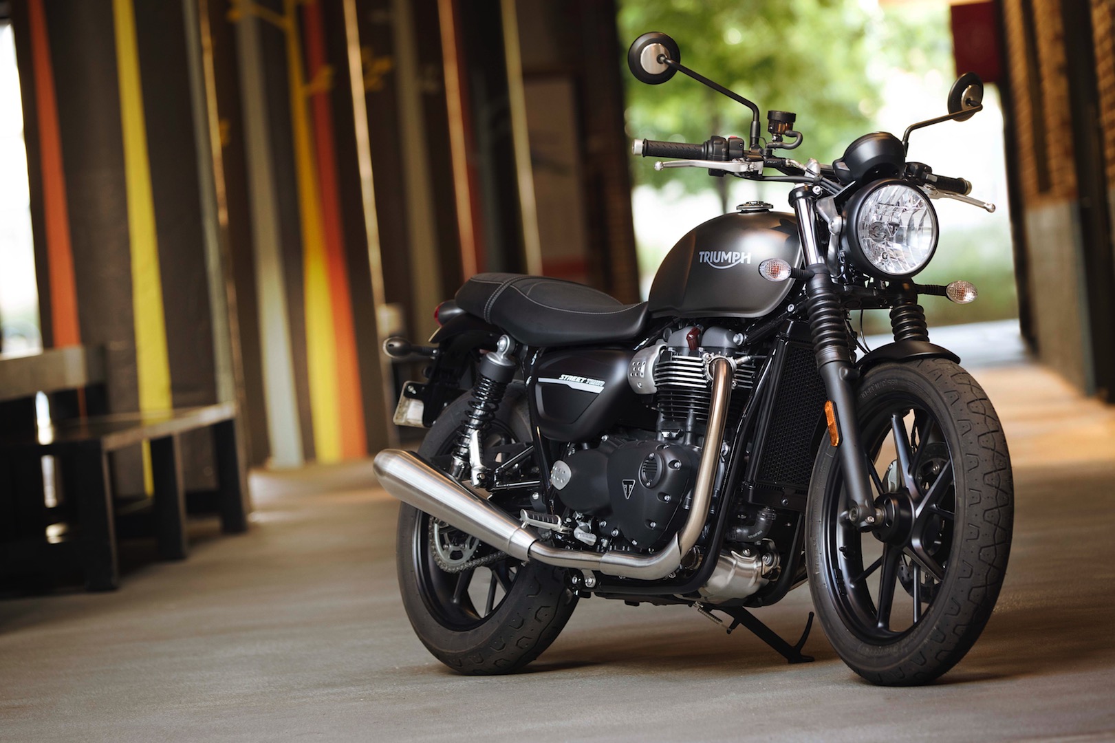 Triumph's Street Twin. Photo courtesy of Ultimate Motorcycling.