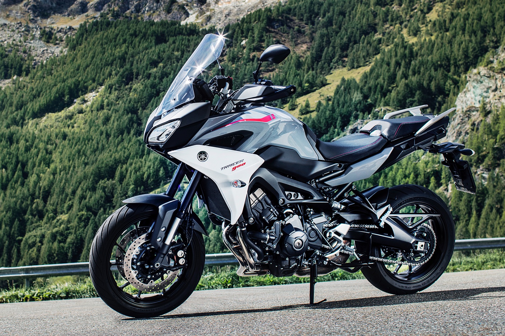Yamaha's Tracer 900 GT.  Media sourced from Top Speed. Media sourced from Ultimate Motorcycling. 