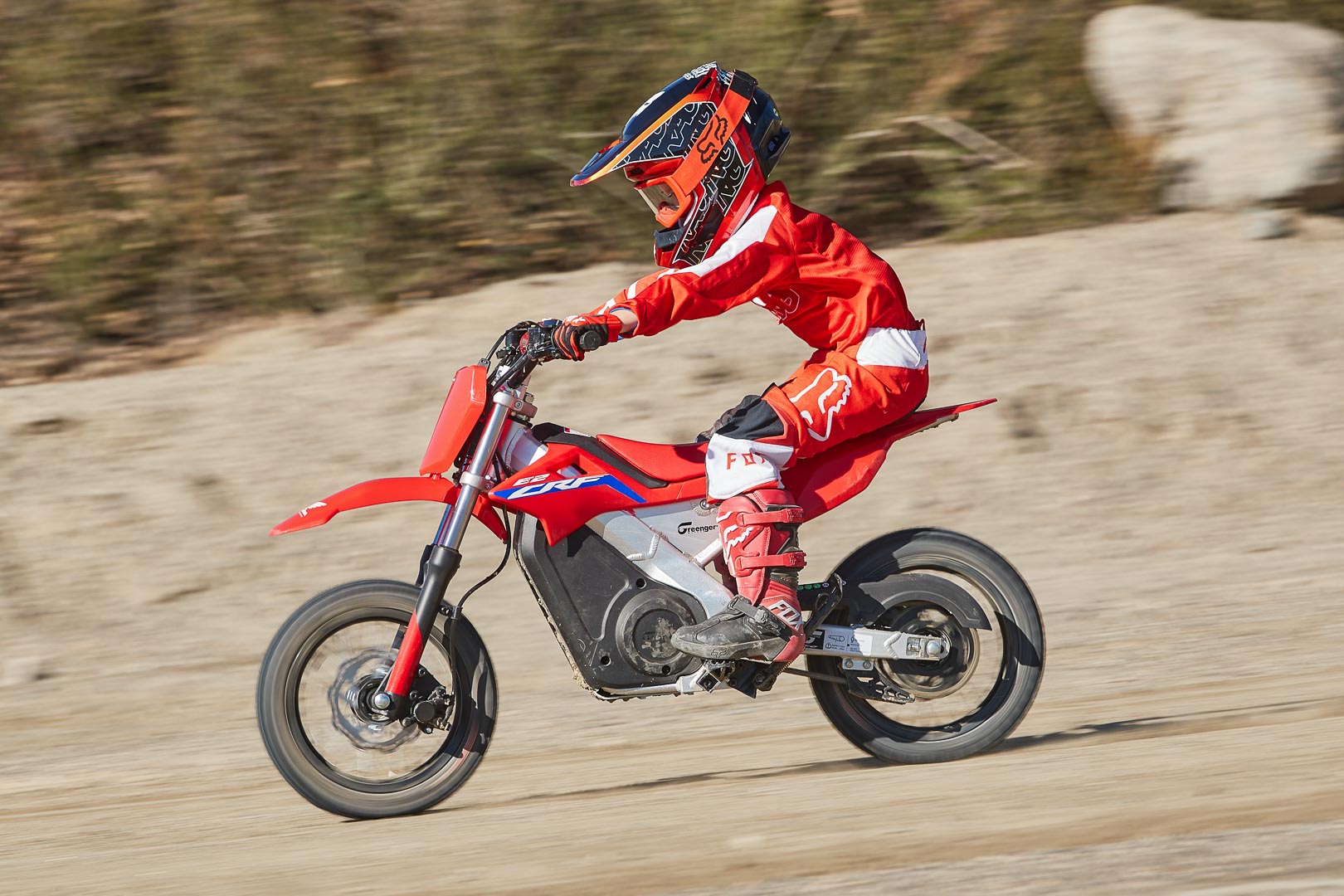 Honda's CRF-E2. Media sourced from Ultimate Motorcycling.