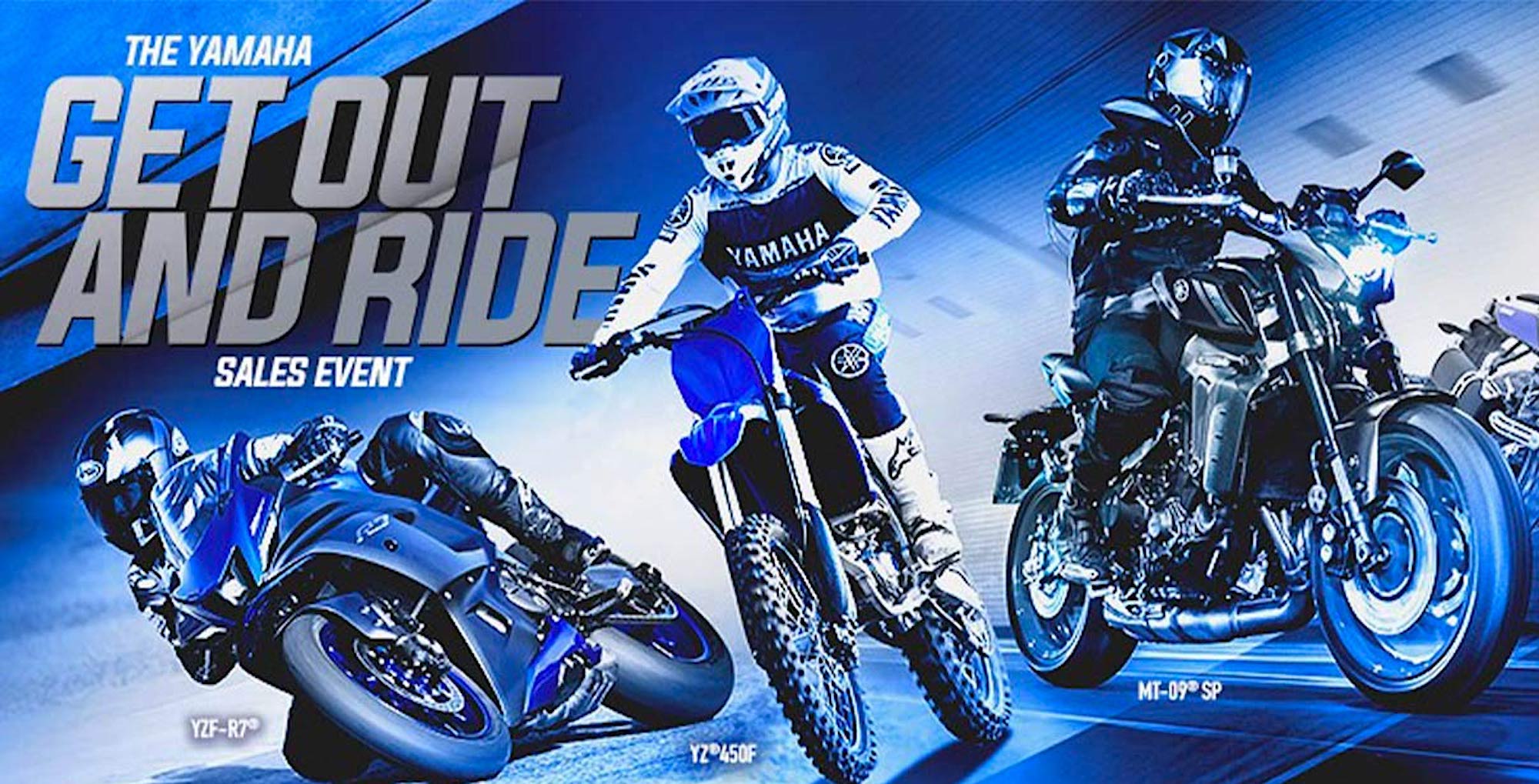 An advert on Yamaha motorcycles. Media sourced from Yamaha. 