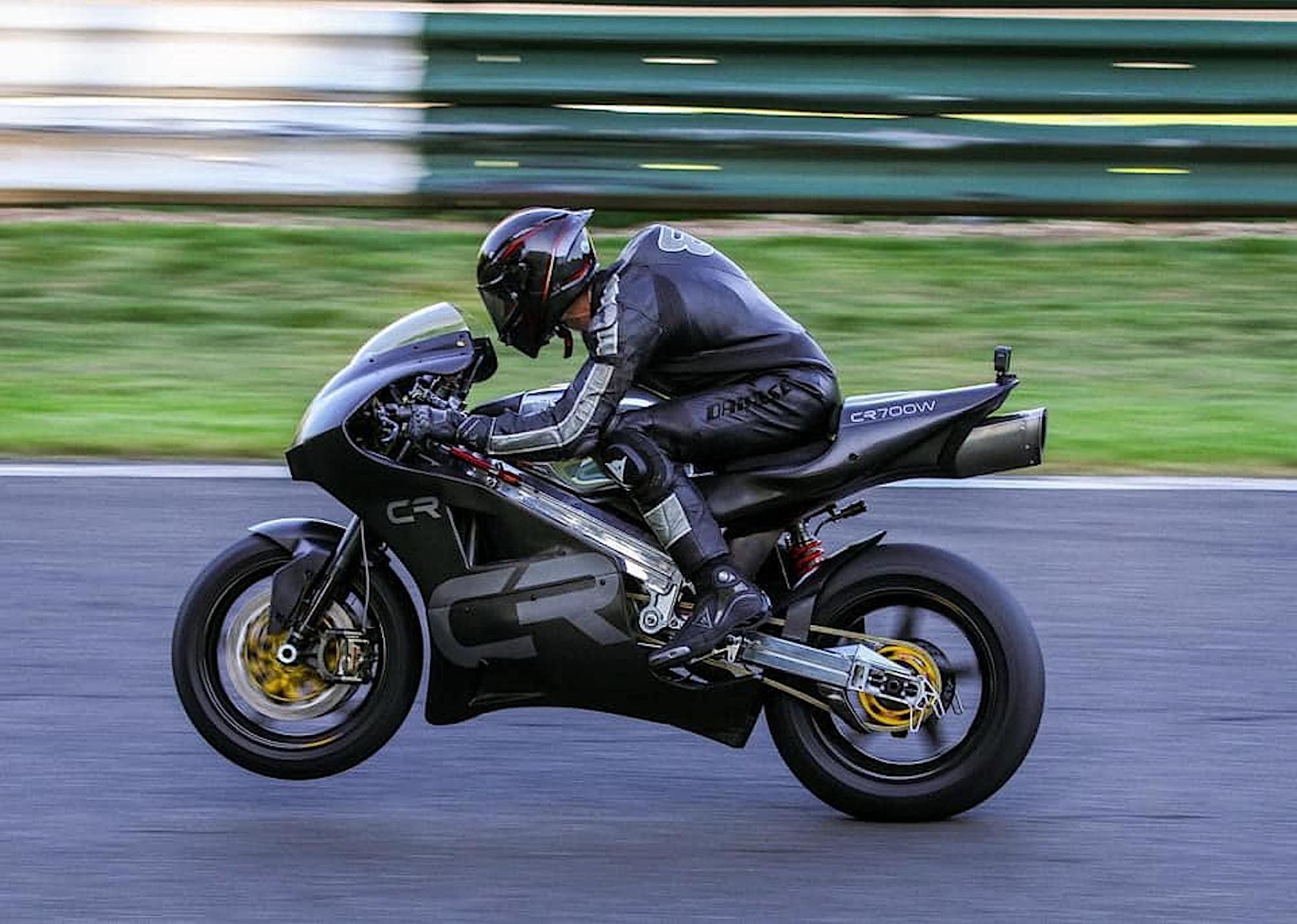Guy sales on bike