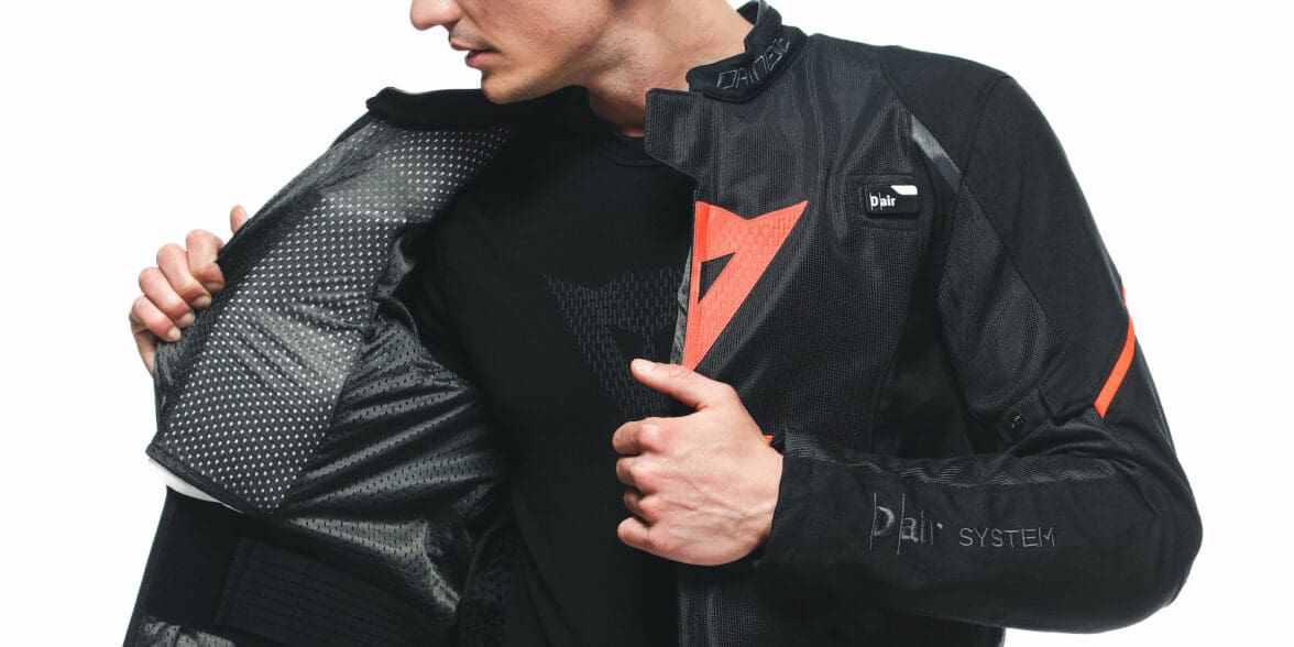 Dainese's Smart Jacket LS Sport with D-air®. Media sourced from Dainese.