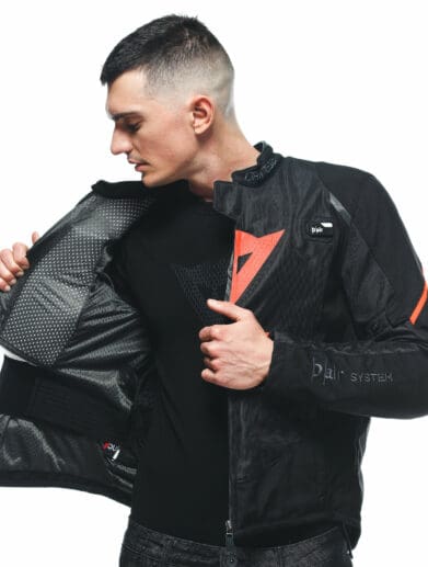 Dainese's Smart Jacket LS Sport with D-air®. Media sourced from Dainese.